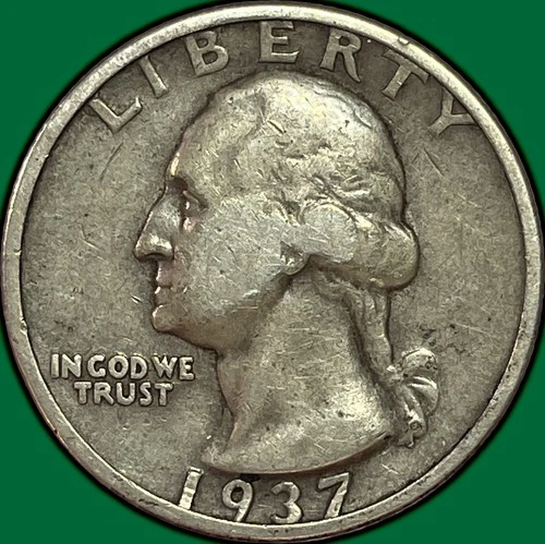 1937-S Washington Quarter — photo from another recent sale