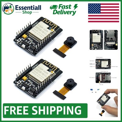 ESP32-CAM Development Kit - WiFi Bluetooth Modules with Camera for Versatile Use