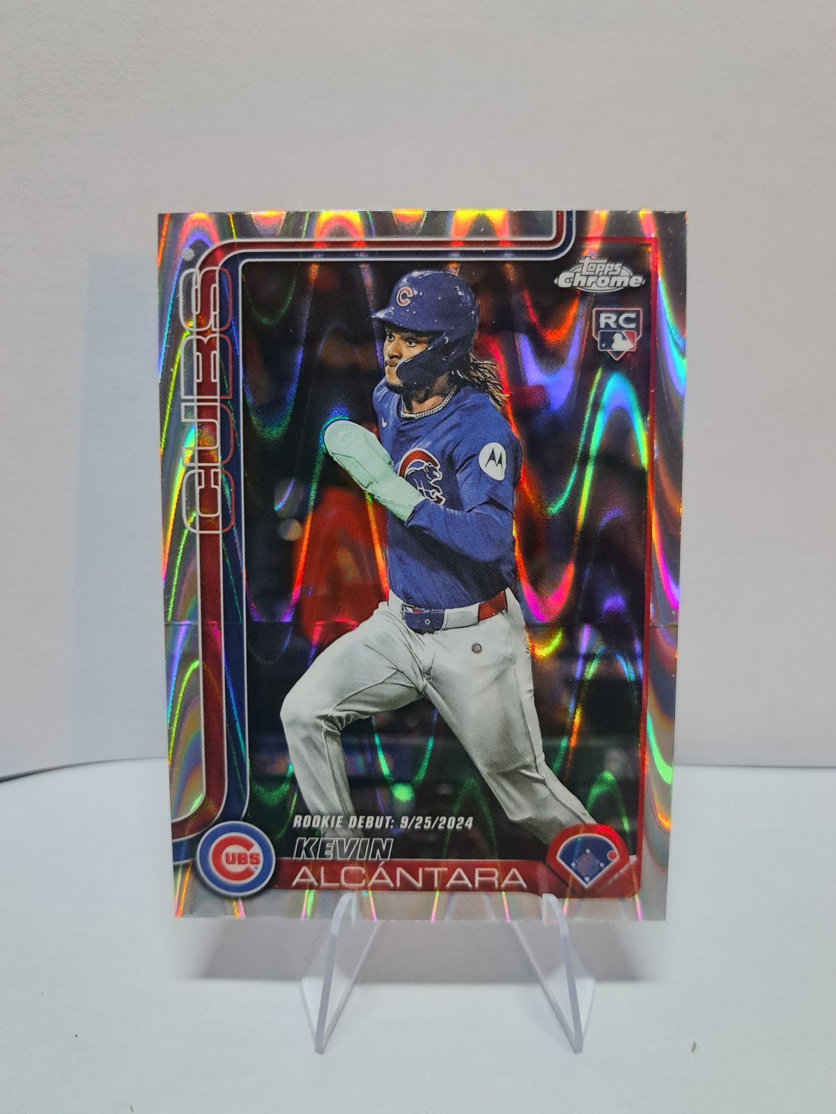 2025 Topps Chrome Update #USC25 Kevin Alcantara Raywave
