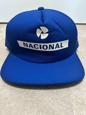 Ayrton Senna Nacional Cap Brazil F1 Official Licensed Blue Hat Rare
