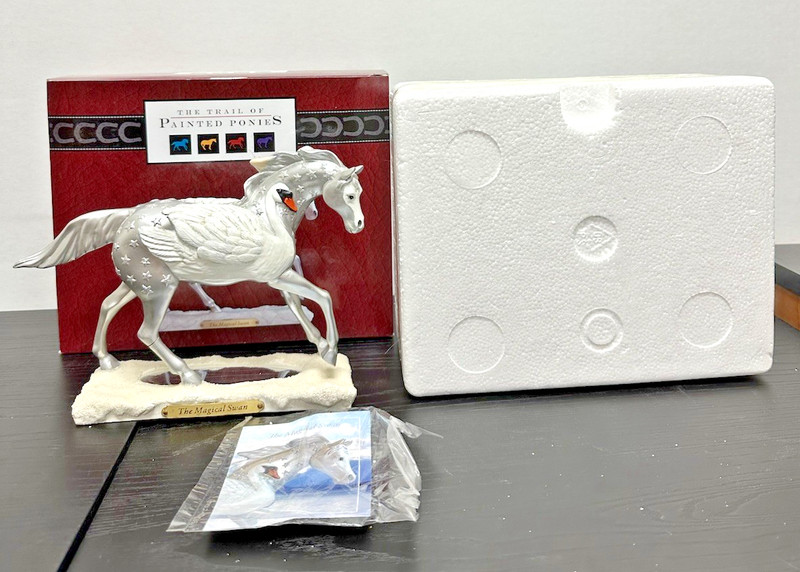 Trail of Painted Ponies The Magical Swan 1E Retired Maria Ryan w Box 2010