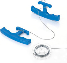 Blue Car Emblem Removal Tool, Plate Line Badge Remover - 1 Pair Kit with 5M High