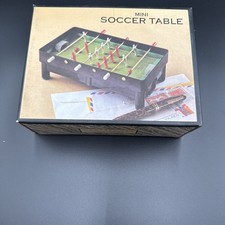 Mini Foosball Table Game in box 9" x 5" soccer game tabletop Novelty sports
