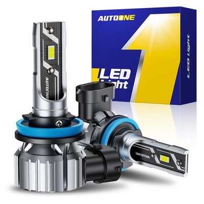AUTOONE H11 LED Headlight Bulb Conversion Kit Low Beam Lamp 6500K Super White ED