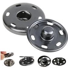 24Set 1Inch/25mm Large Sew-on Snap Buttons for Clothes - Sew on Snaps Sewing ...