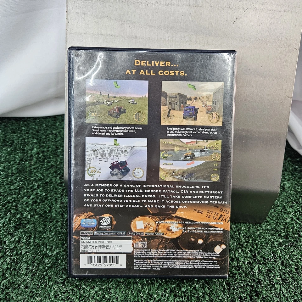 Smuggler's Run (Sony PlayStation 2 PS2) CIB Complete w/ Manual Tested Video Game - Image 2 of 4