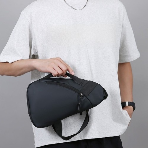 Solid color Sports Shoulder Bag Droplet Shaped Crossbody Bag Outdoor - Picture 9 of 14