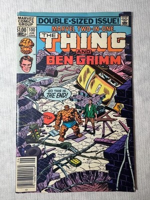 Marvel Two-in-One #100 (1983) The Thing & Ben Grimm   Classic Marvel Comic