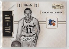 2010-11 Playoff National Treasures All-NBA 23/25 Harry Gallatin #9 HOF 7v7