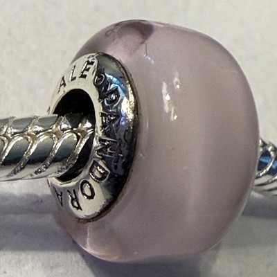 Authentic Pandora Light Pink MINI Murano Glass Charm