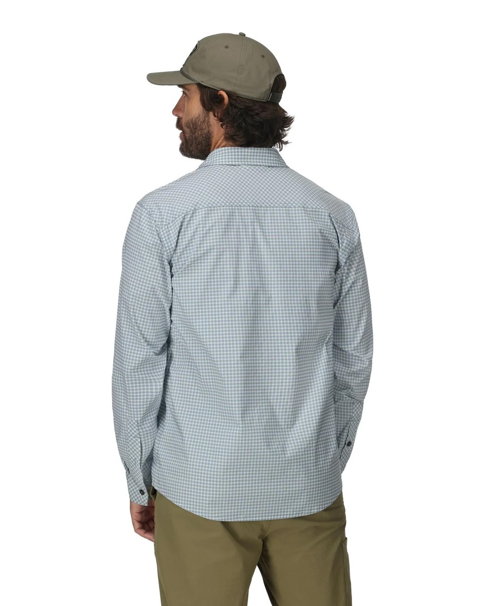 Chemise imprimée à manches courtes - Stone blue - PETROL INDUSTRIES