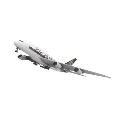 1/120 A380 Singapore Airline Civil Airliner Paper Plane Aircraft Unassembled