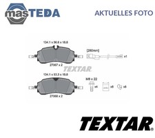 2706701 SATZ BREMSBELÄGE BREMSKLÖTZE HINTEN TEXTAR NEU OE QUALITÄT
