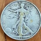 1937-D Walking Liberty Half Dollar 90% Silver