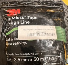 3M Knifeless Tape Finish Line KTS-FL1, Green, 3.5 mm x 50 m 164 Ft 1 Roll