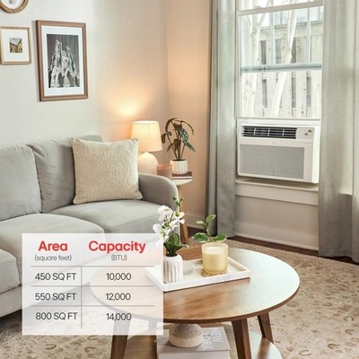 LG 12,000 BTU 115V ELECTRONIC SMART WAC W/REMOTE - WHITE
