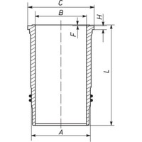 Zylinderlaufbuchse Mahle 003 WN 23 01