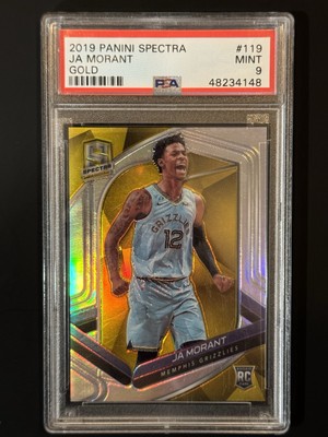 2019 PANINI SPECTRA JA MORANT ROOKIE GOLD #10/10 PSA 9 RC 2019 PANINI SPECTRA JA MORANT ROOKIE GOLD #10/10 PSA 9 RC