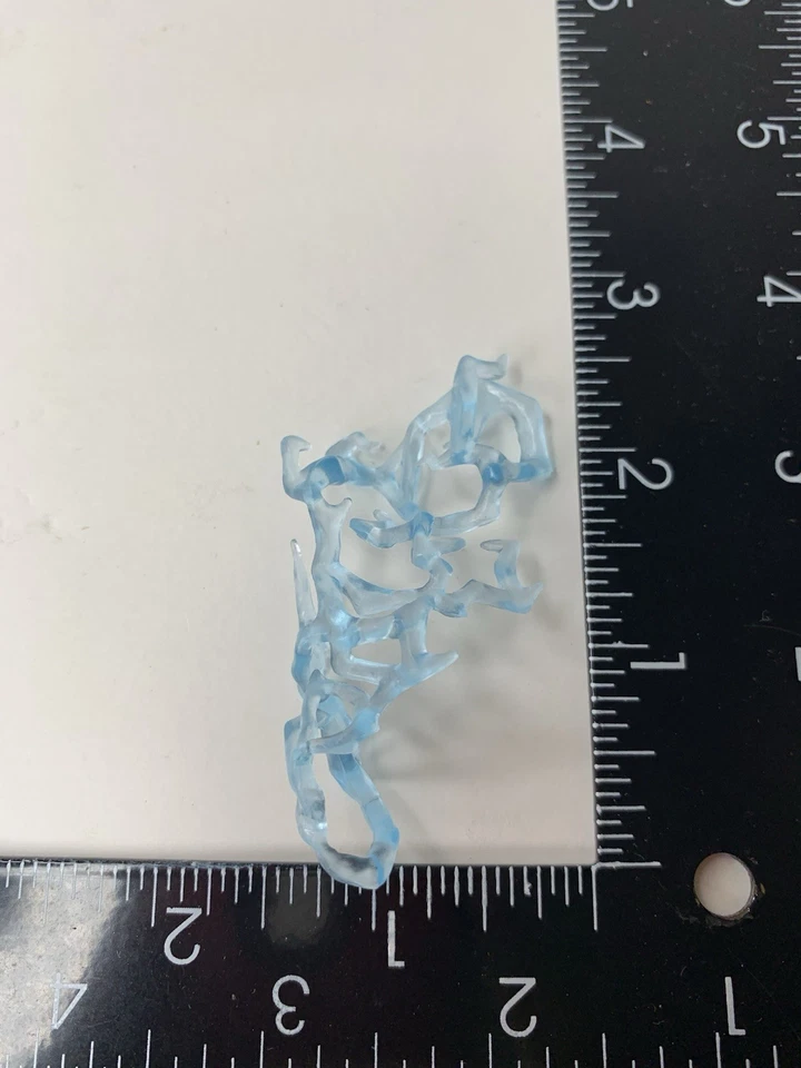 Power Rangers Blue Lightning Power Effect 6" escala 1/12 para Red Ranger Hasbro Foto 3 de 3