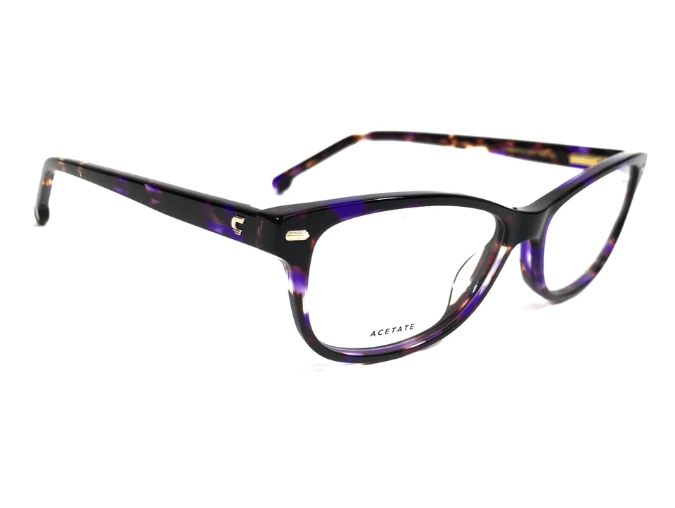 Carrera Eyeglasses Frames 3008 KHZ Purple Tortoise Cat Eye Full Rim 51-14-140 - Image 3 of 4
