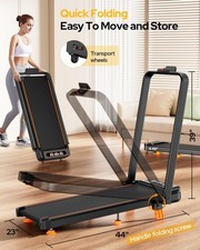 3.5HP 4in1 Foldable Treadmill W 15% Incline LED Electric Running Joggin For Home 5