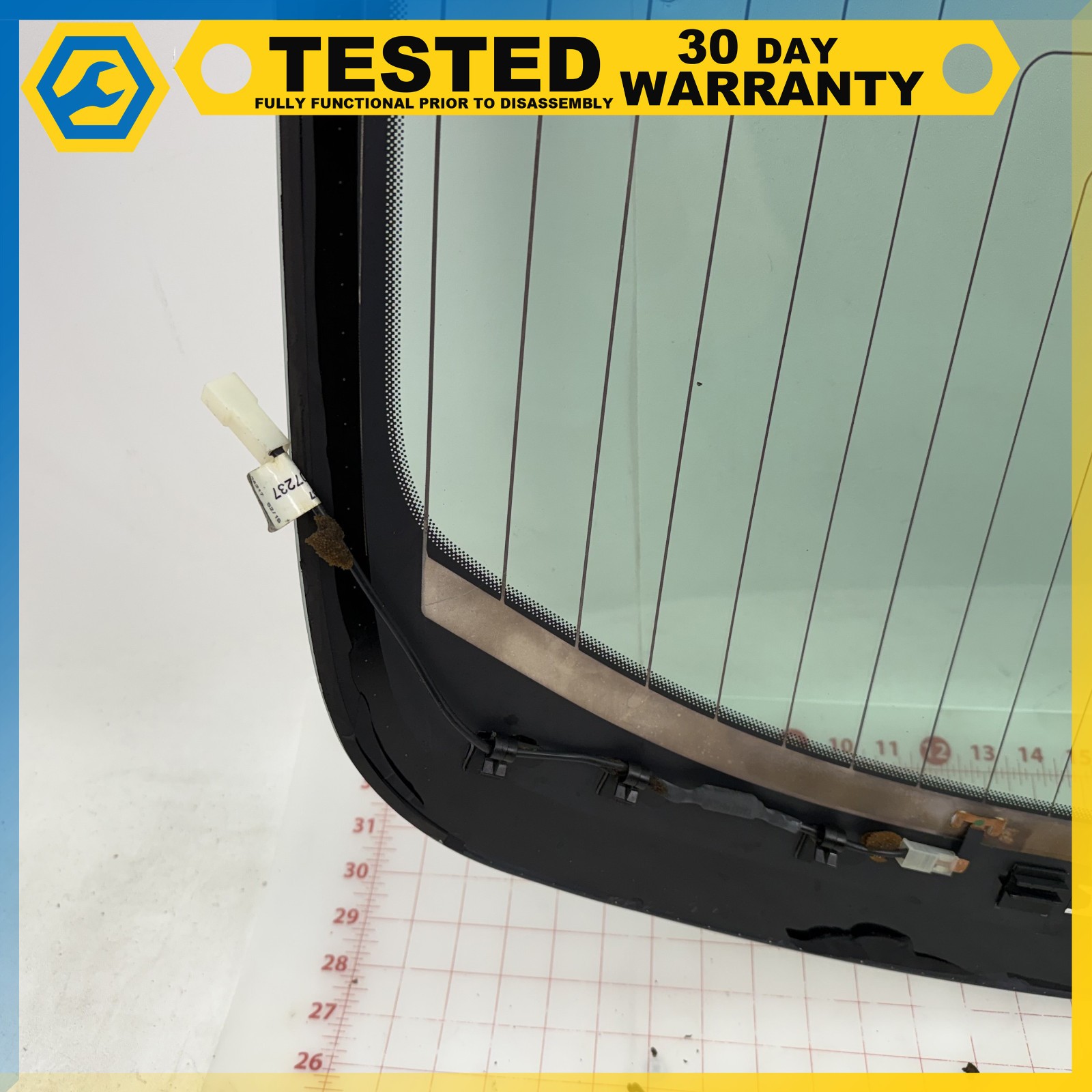 14-17 MASERATI GHIBLI REAR WINSHIELD WINDOW BACK GLASS OEM
