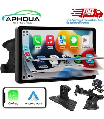 Aphqua A3 7Inch Touchscreen Car Radio Stereo Wireless Apple Carplay Android Auto