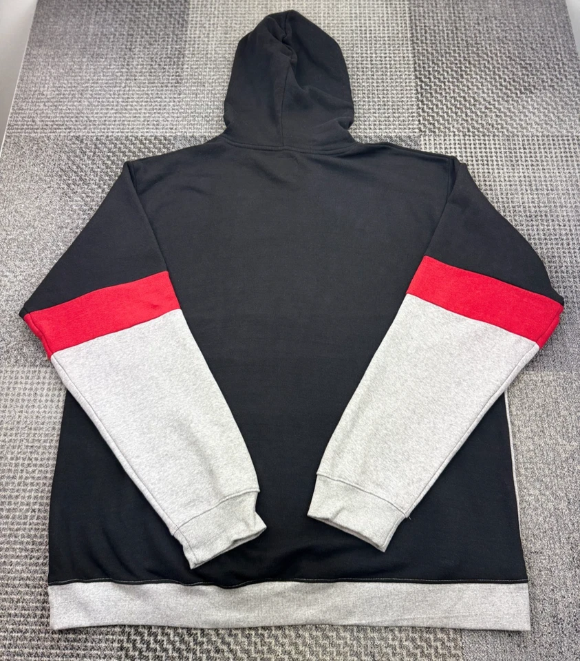 Conjunto de chándal Twisted Soul 3XL sudadera con capucha y joggers negro rojo gris logotipo ropa de calle Foto 3 de 4