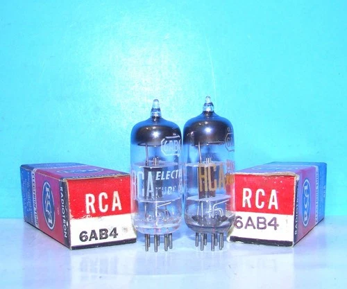 6AB4 NOS RCA 1960 radio vintage amplifier audio vacuum tubes 2 valve tested EC92