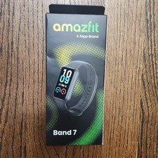 Amazfit Band 7 Fitness Tracker Black Heart Rate SpO2 Sleep Monitor Activity New
