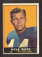 1961 Topps Kyle Rote #87 New York Giants EX