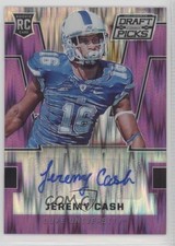 2016 Panini Prizm Collegiate Draft Picks Purple Flash 46/99 Jeremy Cash Auto 0c2
