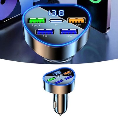 LED Monitor Auto Ladegerät mit PD für QC3 0 Technologie und mehrere Anschlüss