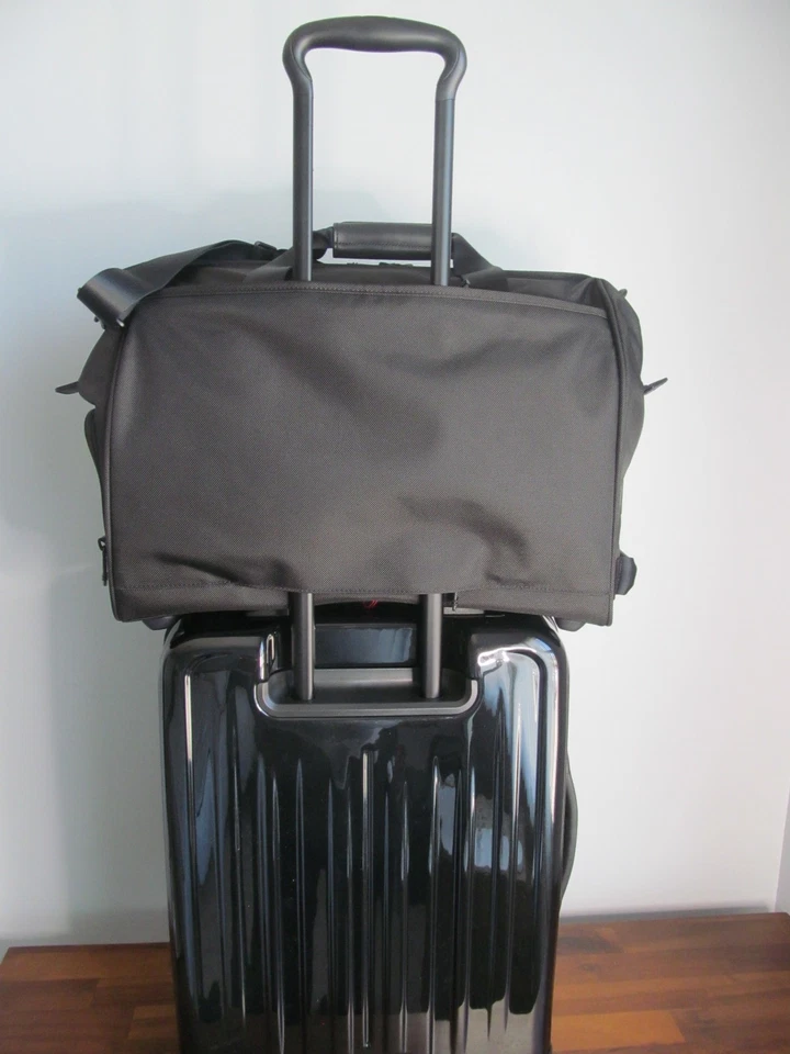 TUMI V4 Executive International Black Medium Trip Carry On & Framed Duffle, NWT - Image 3 of 4