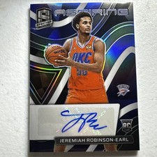 2021-22 Panini Spectra Aspiring Autographs #5 Jeremiah Robinson-Earl Auto /99