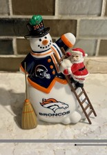 2012 Denver Broncos Snowman Santa Christmas O...