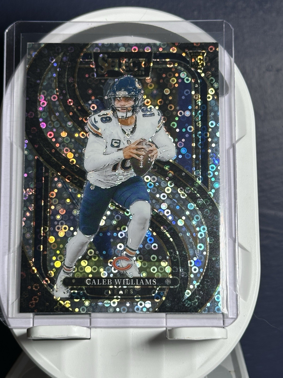 2024 Panini Select - Premier Level Caleb Williams Silver Disco Prizm