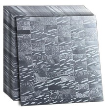 XUANINY Peel & Stick Aluminum Mosaic Tile Backsplash Bronze Mix Wall Decor