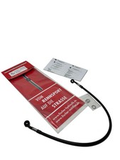 Tubo freno Stahlflex nero anteriore per Suzuki DR 750 S Big, K, SR41B 1989