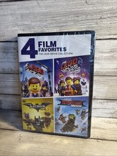 New Lego 4-Film Favorites Lego Movie Collection DVD Sealed Batman Ninjago