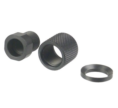 Al Black M9x.75 Convert 1/2x28 Adapter w Thread Protector P-GSG