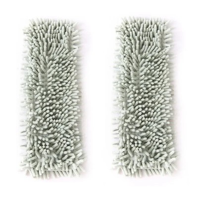 2PCS Chenille Cleaning Pads Home Household Dust Mop Head Replacement Cloth Easy 