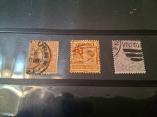 VICTORIA AUSTRALIA QUEEN VICTORIA USED TRIO (LOT 49)