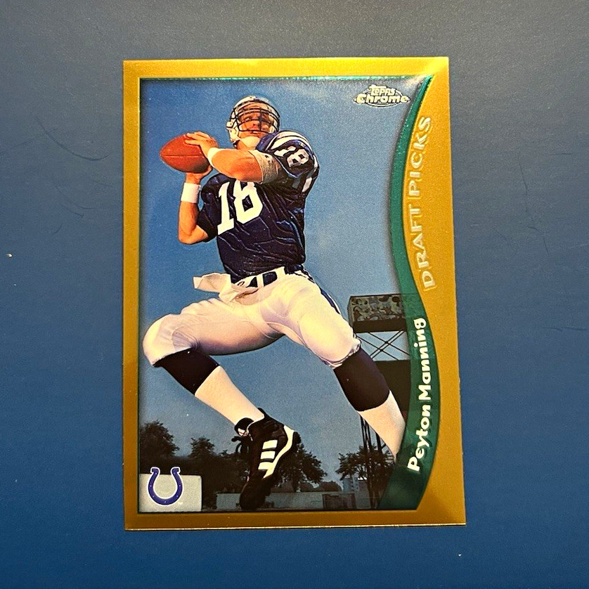 Topps 1998 Chrome Peyton Manning RC Colts #165