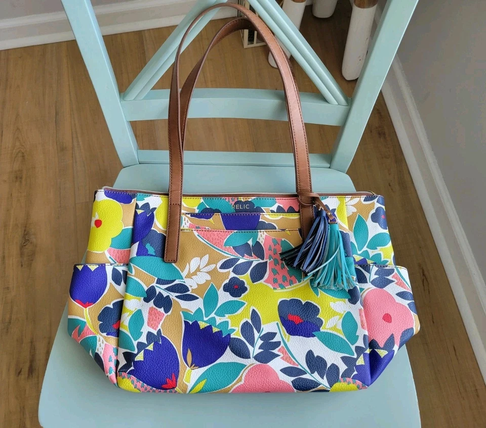 🌞Reliquia 'You Are My Sunshine' Bolso de Hombro Cartera Coloridas Borlas Florales Foto 2 de 4