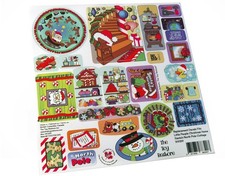 Toy Restore Replacement Decal fits Little People Christmas Santa North Pole Cot