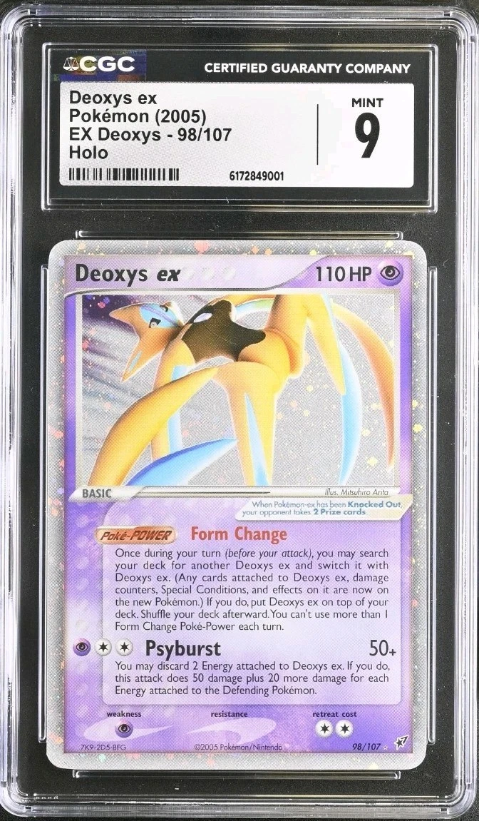 Pokémon TCG EX Deoxys Psychic Ultra Rare Individual Collectible