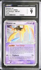Pokemon Deoxys ex 98/107 Ultra Rare Holo (Attack Forme) EX Deoxys CGC 9 MINT on eBay