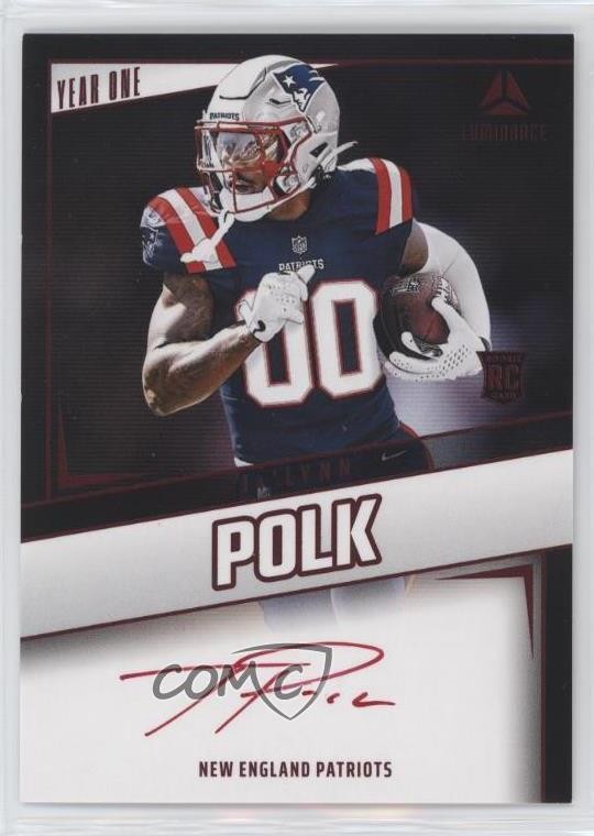 2024 Luminance Year One Signatures RPS Red Ja'Lynn Polk Rookie Auto RC 1k3z