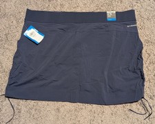 NWT Columbia Athletic Skorts Womens Size XXL 2X OmniShield Sun Protection Rt: 75